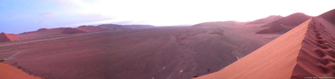 Dune 45 panorama Dune 45, The Sand Dune Sea, Namib Desert, Namibia, Africa 2011,travel, photography,favorites, panoramas