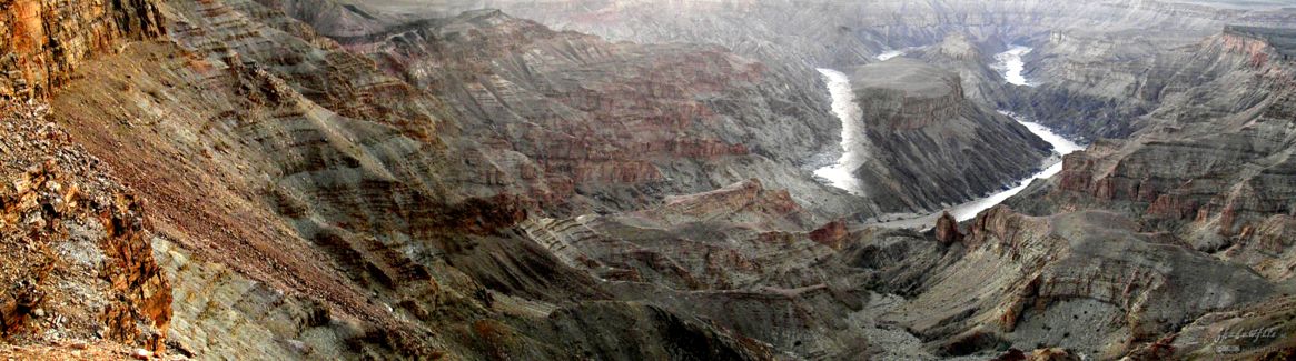 Fish River Canyon panorama Fish River Canyon, Namibia, Africa 2011,travel, photography,favorites, panoramas