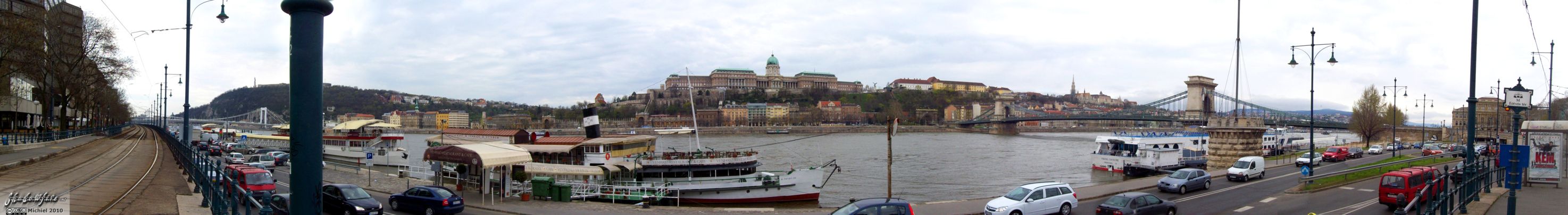 Danube river panorama Danube river, Chain bridge, Buda Castle, Budapest, Hungary, Budapest 2010,travel, photography,favorites, panoramas