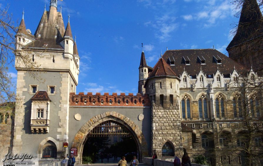 Vajdahunyad Castle panorama Vajdahunyad Castle, City Park, Budapest, Hungary, Budapest 2010,travel, photography,favorites, panoramas