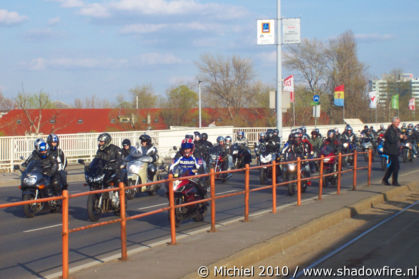 bikers, Margit hid, Budapest, Hungary, Budapest 2010,travel, photography