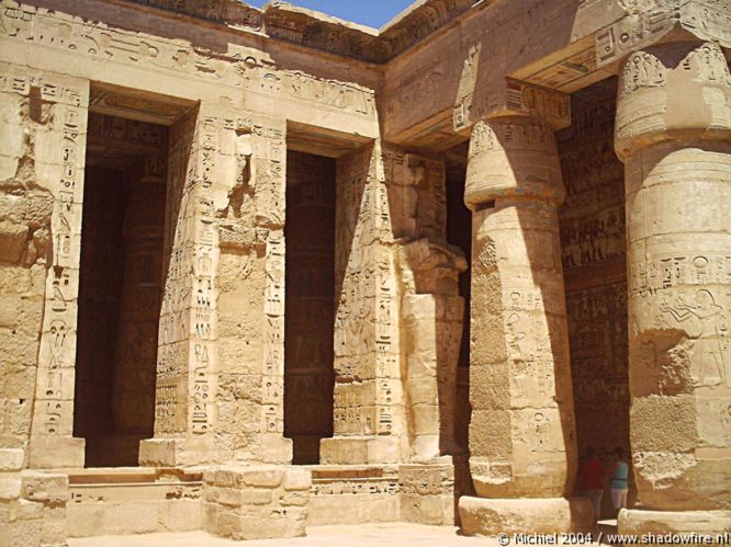 Ramses 3 Temple, Medinat Habu, West Bank, Luxor, Egypt 2004,travel, photography,favorites