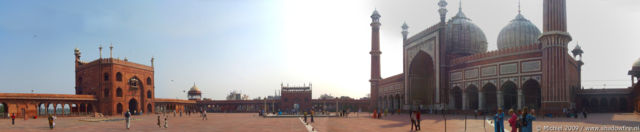 Jama Masjid mosk panorama Jama Masjid mosk, Delhi, India, India 2009,travel, photography,favorites, panoramas