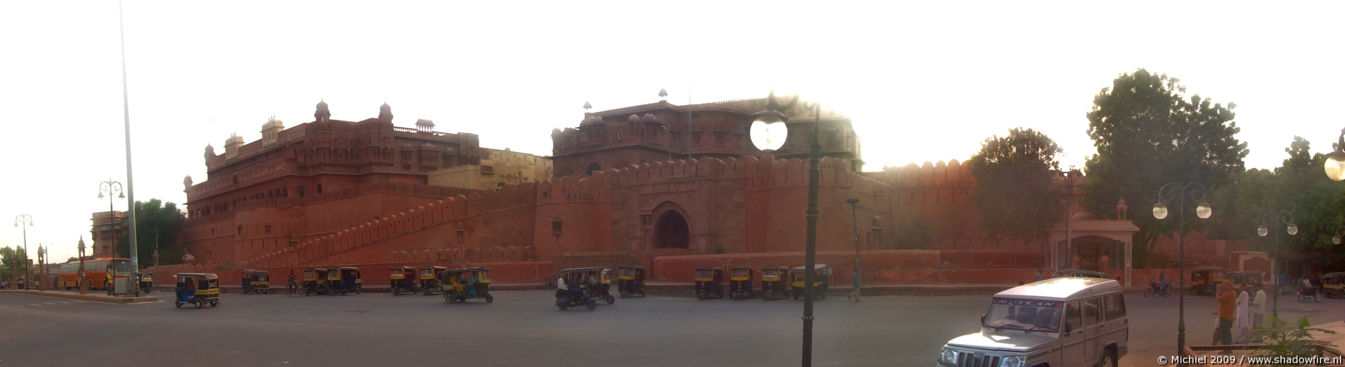 Junagarh fort panorama Junagarh fort, Bikaner, Rajasthan, India, India 2009,travel, photography, panoramas