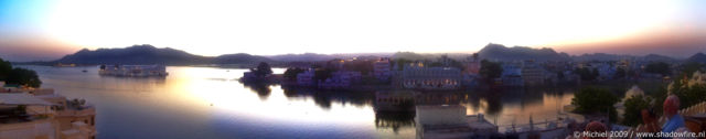 Jagniwas Palace Hotel Island panorama Jagniwas Palace Hotel Island, Lake Pichola, Udaipur, Rajasthan, India, India 2009,travel, photography,favorites, panoramas