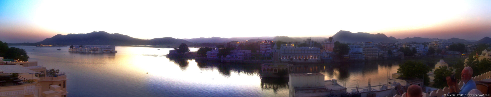 Jagniwas Palace Hotel Island panorama Jagniwas Palace Hotel Island, Lake Pichola, Udaipur, Rajasthan, India, India 2009,travel, photography,favorites, panoramas