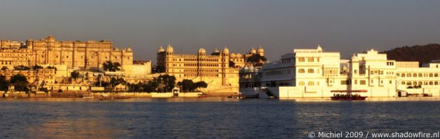 Lake Pichola panorama Lake Pichola, Udaipur, Rajasthan, India, India 2009,travel, photography,favorites, panoramas