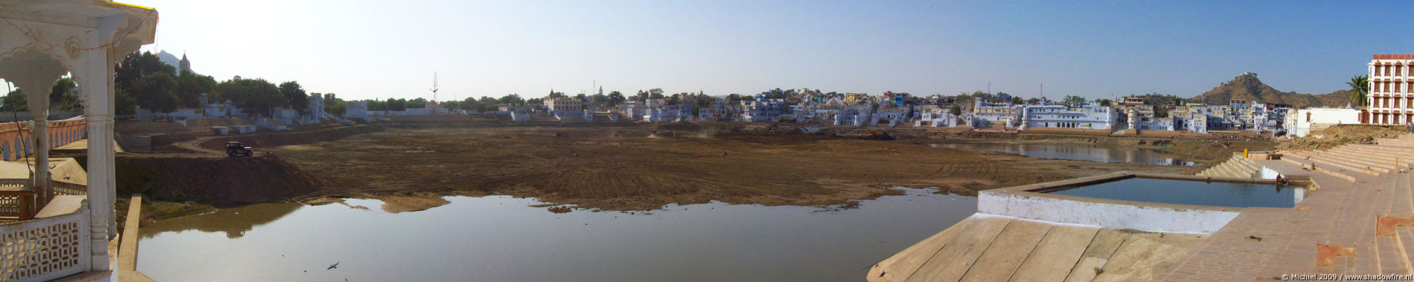 Lake panorama Lake, Pushkar, Rajasthan, India, India 2009,travel, photography,favorites, panoramas