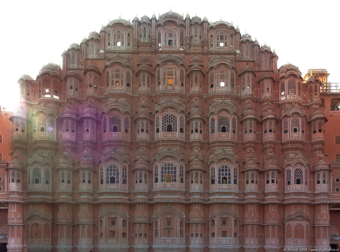 Hawa Mahal panorama Hawa Mahal, Jaipur, Rajasthan, India, India 2009,travel, photography,favorites, panoramas