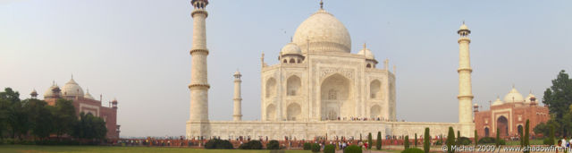 Taj Mahal panorama Taj Mahal, Agra, Uttar Pradesh, India, India 2009,travel, photography,favorites, panoramas