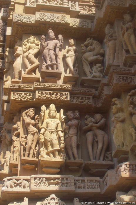 Lakshmana Hindu temple, western group, Khajuraho, Madhya Pradesh, India, India 2009,travel, photography