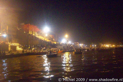 Purnima Kartik Poornima Full moon day, Ganges river, Varanasi, Uttar Pradesh, India, India 2009,travel, photography