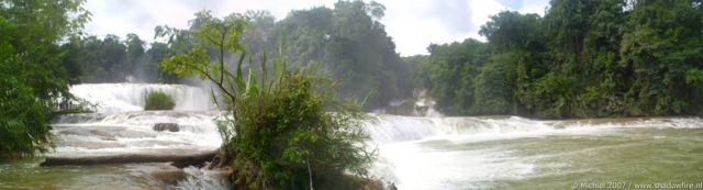 Agua Azul panorama Agua Azul, Mexico 2007,travel, photography,favorites, panoramas