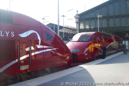 Thalys, Gare du Nord, Paris, France, Paris 2010,travel, photography