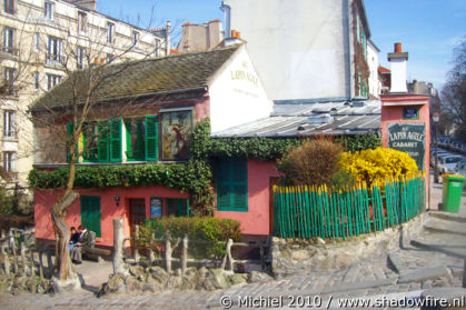 Lapin Agile, Rue Saint Vincent, Montmartre, Paris, France, Paris 2010,travel, photography,favorites