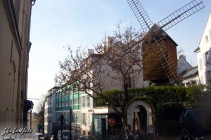 windmill, Montmartre, Paris, France, Paris 2010,travel, photography