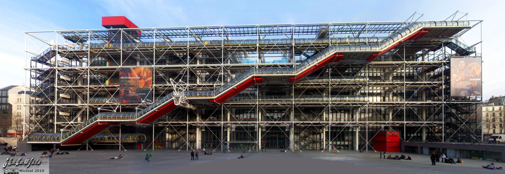 Centre Georges Pompidou panorama Centre Georges Pompidou, Paris, France, Paris 2010,travel, photography,favorites, panoramas