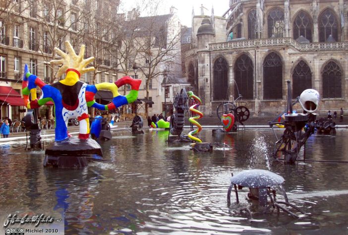 Stravinsky Fountain, Centre Georges Pompidou, Paris, France, Paris 2010,travel, photography,favorites