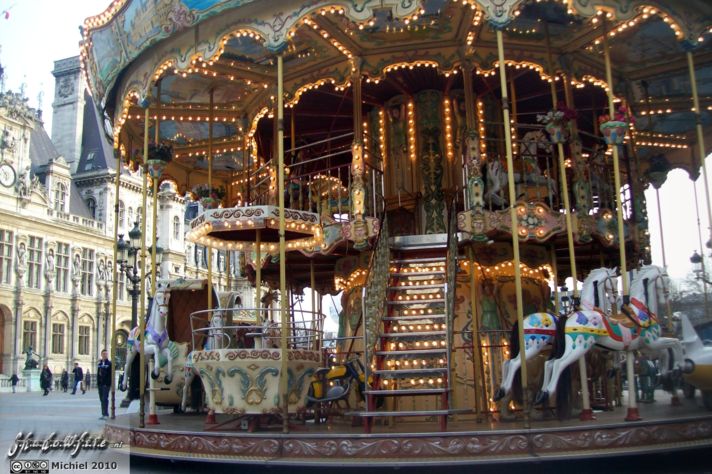 carousel, Hotel de Ville, Paris, France, Paris 2010,travel, photography,favorites