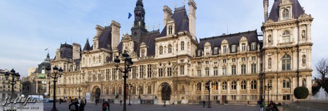 Hotel de Ville panorama Hotel de Ville, Paris, France, Paris 2010,travel, photography,favorites, panoramas