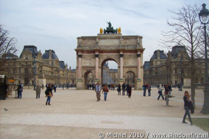 Arc de Triomphe du Carrousel, Louvre, Paris, France, Paris 2010,travel, photography