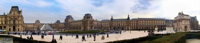 Louvre panorama Louvre, Paris, France, Paris 2010,travel, photography,favorites, panoramas