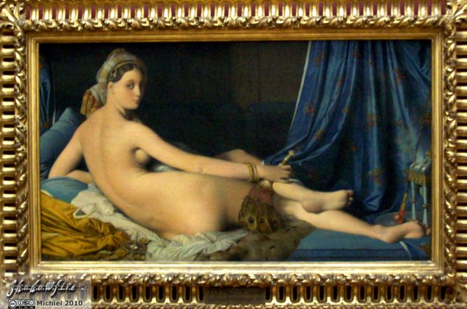 Grande Odalisque, Louvre, Paris, France, Paris 2010,travel, photography,favorites