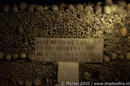 Catacombes, Paris, France, Paris 2010,travel, photography