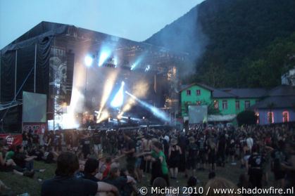 Paradise Lost, main stage, Metal Camp, Tolmin, Slovenia, Metal Camp and Venice 2010,travel, photography