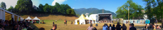 main stage panorama main stage, Metal Camp, Tolmin, Slovenia, Metal Camp and Venice 2010,travel, photography, panoramas