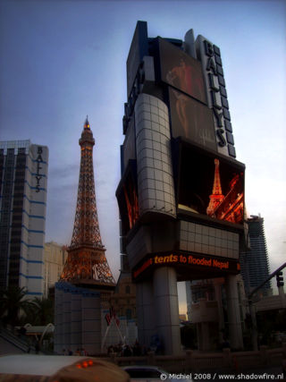 Ballys, The Strip, Las Vegas BLV, Las Vegas, Nevada, United States 2008,travel, photography