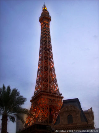 Paris, The Strip, Las Vegas BLV, Las Vegas, Nevada, United States 2008,travel, photography