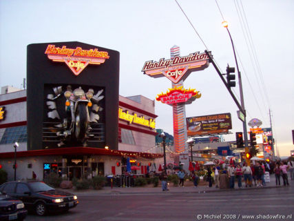 Harley Davidson Cafe, The Strip, Las Vegas BLV, Las Vegas, Nevada, United States 2008,travel, photography