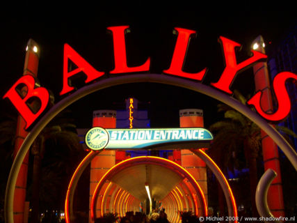 Ballys, The Strip, Las Vegas BLV, Las Vegas, Nevada, United States 2008,travel, photography