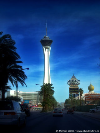 Stratosphere, The Strip, Las Vegas BLV, Las Vegas, Nevada, United States 2008,travel, photography,favorites