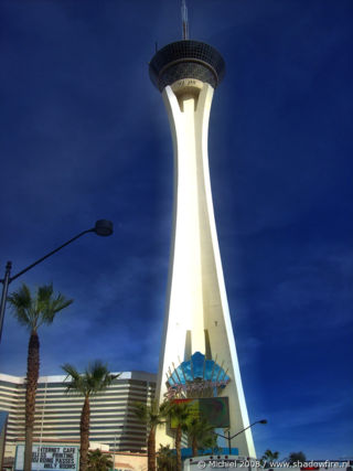 Stratosphere, The Strip, Las Vegas BLV, Las Vegas, Nevada, United States 2008,travel, photography