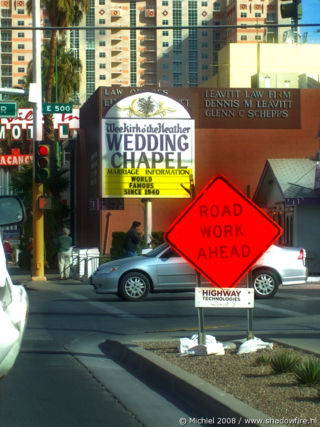 Wedding Chapel, Las Vegas BLV, Las Vegas, Nevada, United States 2008,travel, photography