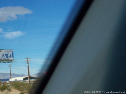 Area 51, Route 95, Nevada, United States 2008,travel, photography