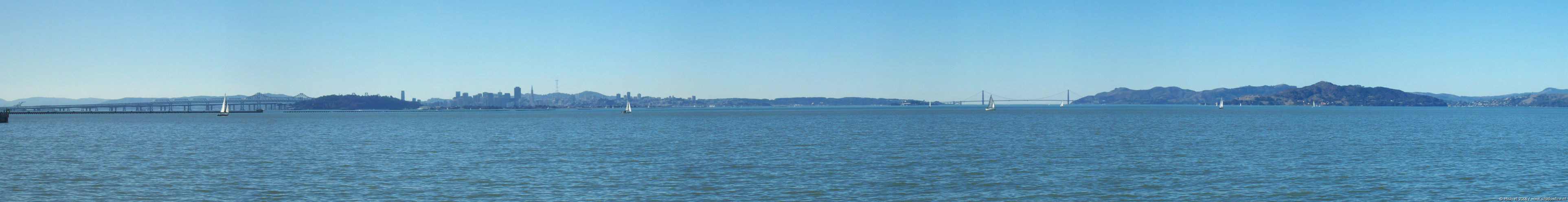 San Francisco Bay panorama San Francisco Bay, Berkeley, California, United States 2008,travel, photography,favorites, panoramas