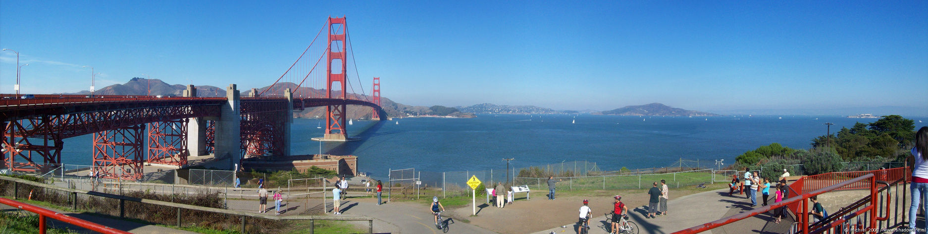 San Francisco Bay panorama San Francisco Bay, Golden Gate Bridge, San Francisco, California, United States 2008,travel, photography, panoramas