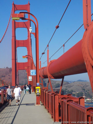 golden gate bridge. Golden Gate Bridge - 13:27 PST