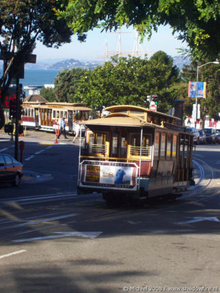 Cable car, Fishermans Wharf, San Francisco, California, United States 2008,travel, photography