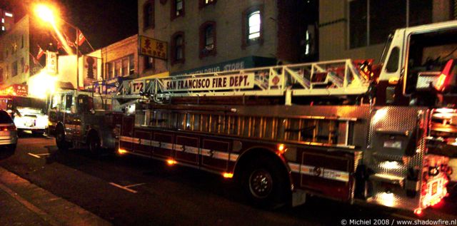 Fire trucks panorama Fire trucks, Chinatown, San Francisco, California, United States 2008,travel, photography,favorites, panoramas