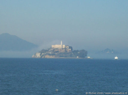 Ferry to Alcatraz, San Francisco Bay, San Francisco, California, United States 2008,travel, photography
