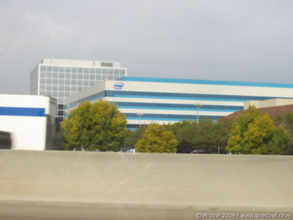 Intel, Route 101, Silicon Valley, Mountain View, California, United States 2008,travel, photography