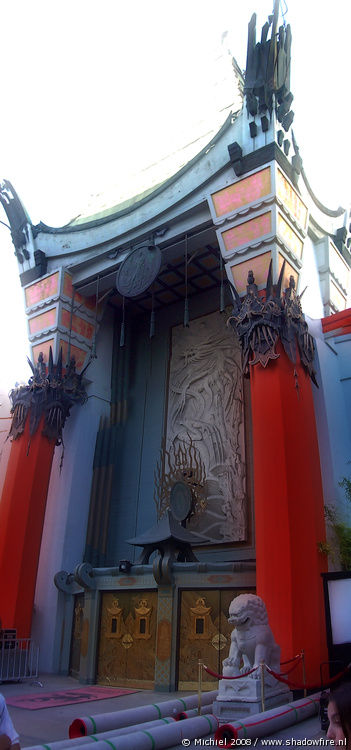 Graumans Chinese Theatre panorama Graumans Chinese Theatre, Hollywood BLV, Hollywood, Los Angeles area, California, United States 2008,travel, photography, panoramas