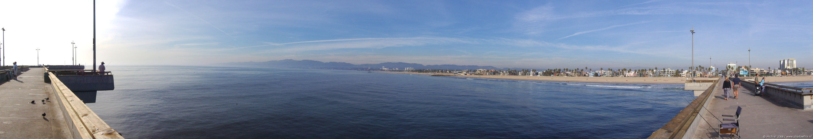 Pier Pacific Ocean panorama Pier Pacific Ocean, Venice Beach, Venice, Los Angeles area, California, United States 2008,travel, photography, panoramas