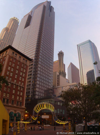 Pershing Square panorama Pershing Square, Downtown, Los Angeles, California, United States 2008,travel, photography,favorites, panoramas