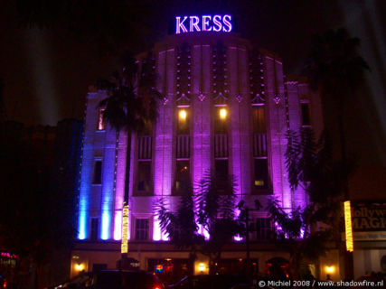 Kress, Hollywood BLV, Hollywood, Los Angeles area, California, United States 2008,travel, photography