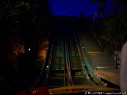 Jurassic Park Ride, Universal Studios, Hollywood, Los Angeles area, California, United States 2008,travel, photography